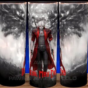 Devil May Cry Anime - Dante with Dual Pistols Cup Mug Tumbler 20oz
